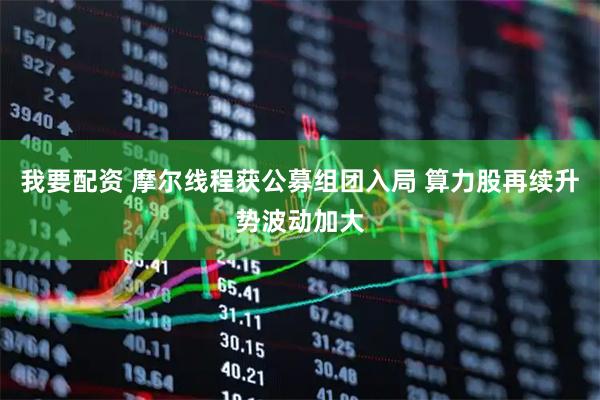 我要配资 摩尔线程获公募组团入局 算力股再续升势波动加大